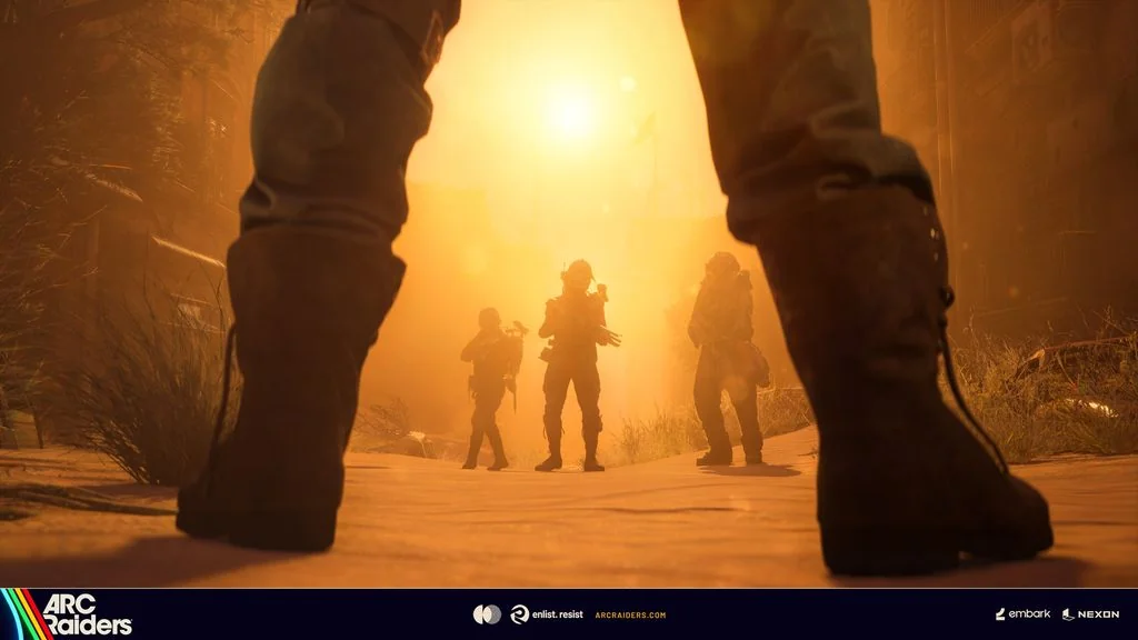 ARC Raiders gameplay screenshot showing Bird City environment