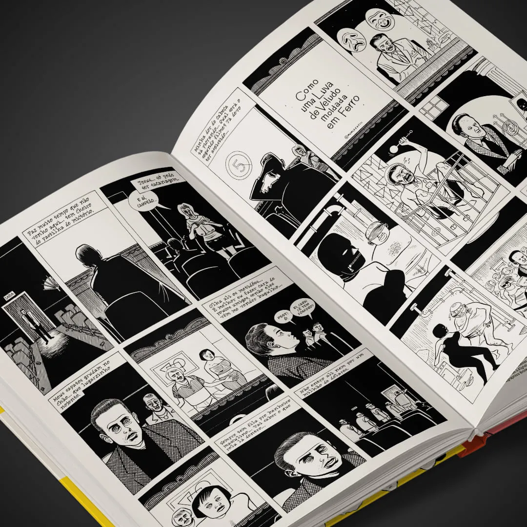 Detalhe da edição de luxo de Eightball Completo publicada pela Darkside Books no Brasil