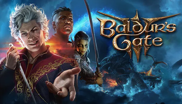 Arte promocional de Baldur's Gate 3, o RPG da Larian Studios que será adaptado pela HBO