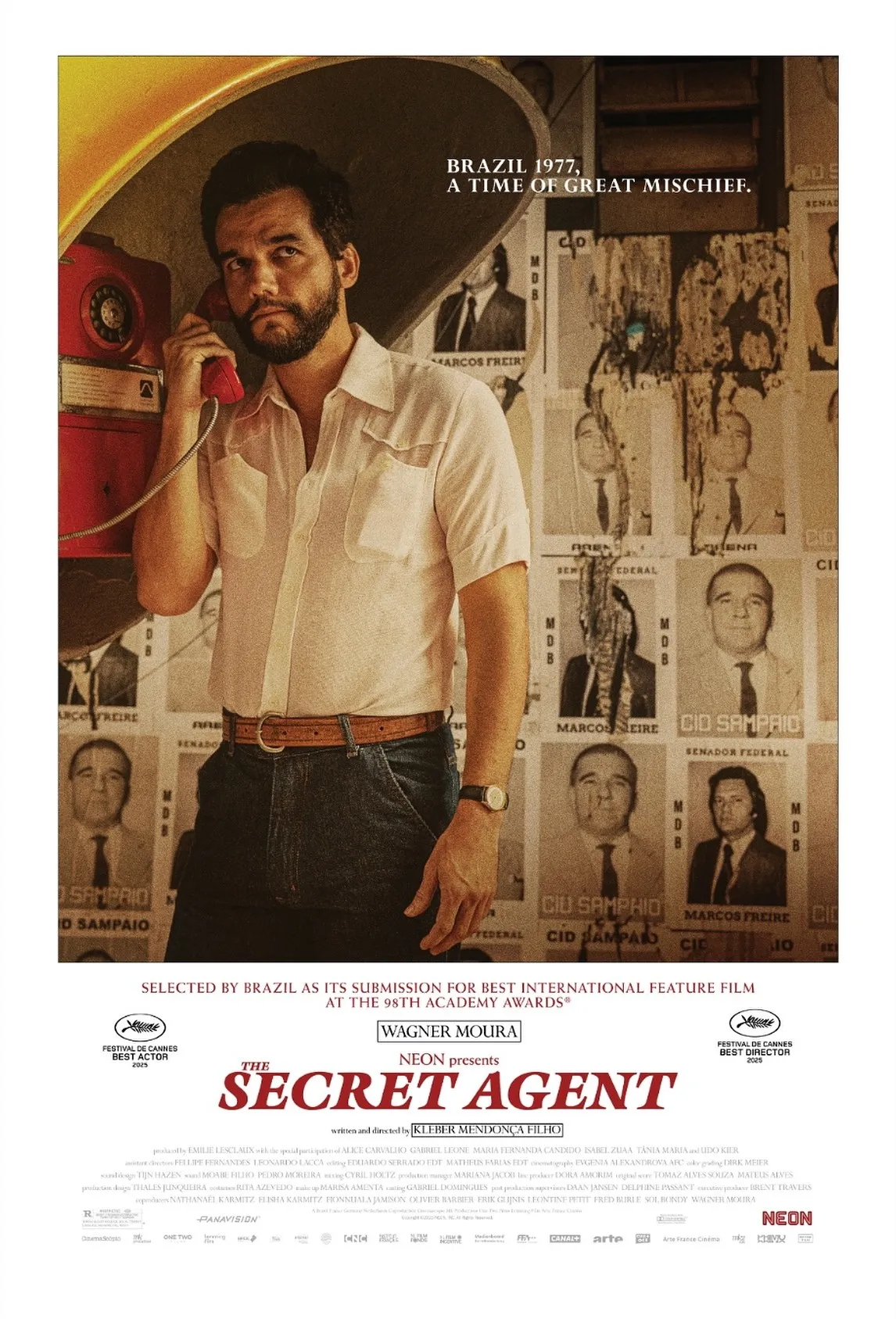 O Agente Secreto, filme brasileiro da Neon indicado ao Oscar 2026