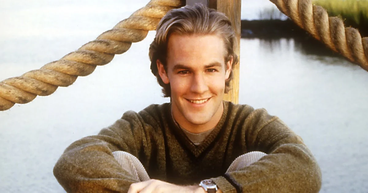 James Van Der Beek em retrato profissional com olhar contemplativo