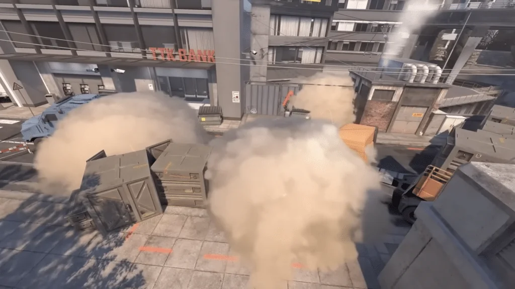 Counter-Strike 2 smoke grenade volumetric effect