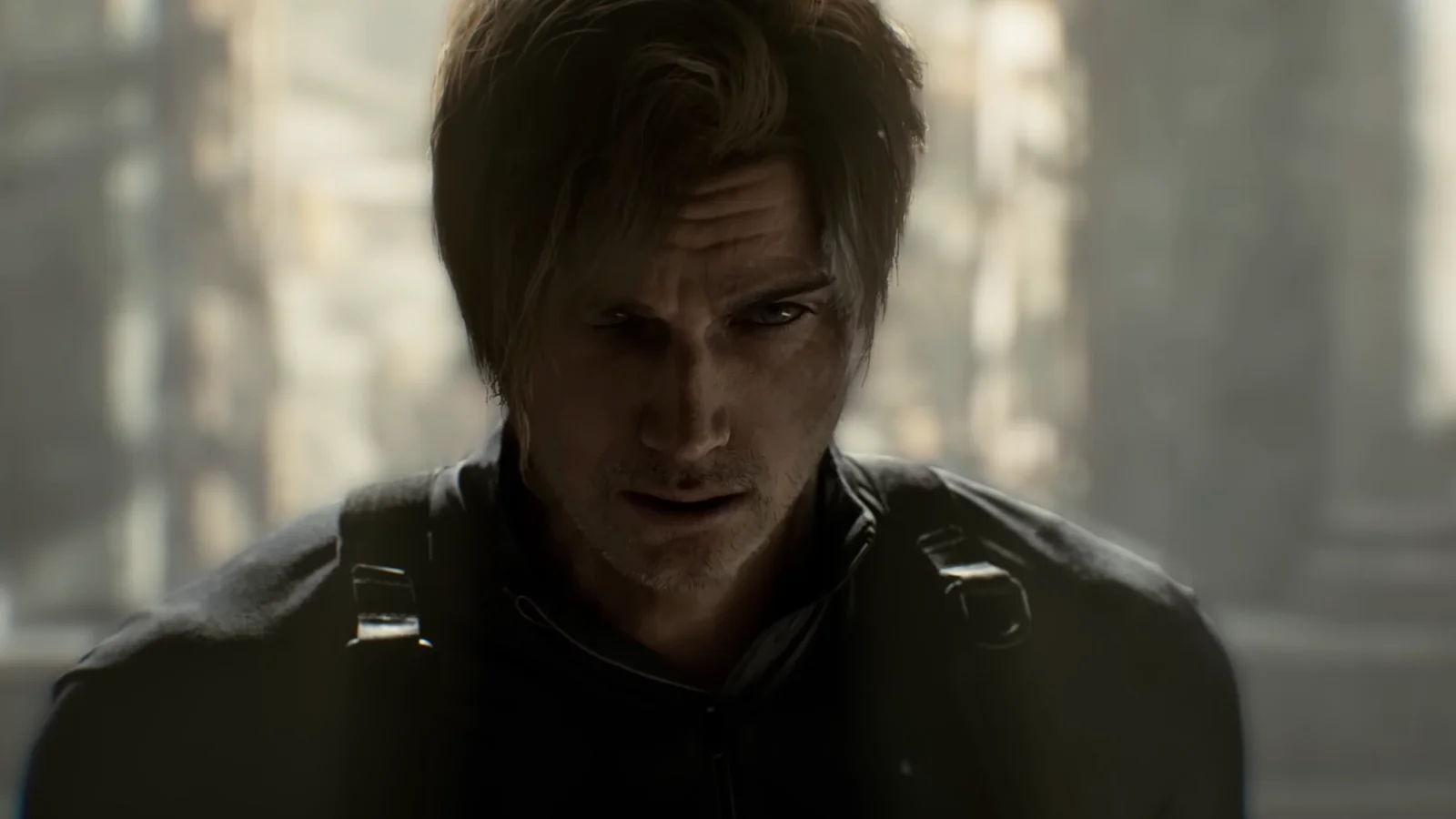Leon S. Kennedy exausto e brutal em cena de Resident Evil Requiem