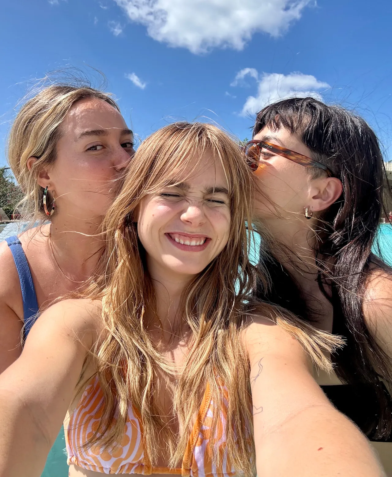 Clara Galle, Claudia Salas e Paula Usero em foto promocional de That Night na Netflix