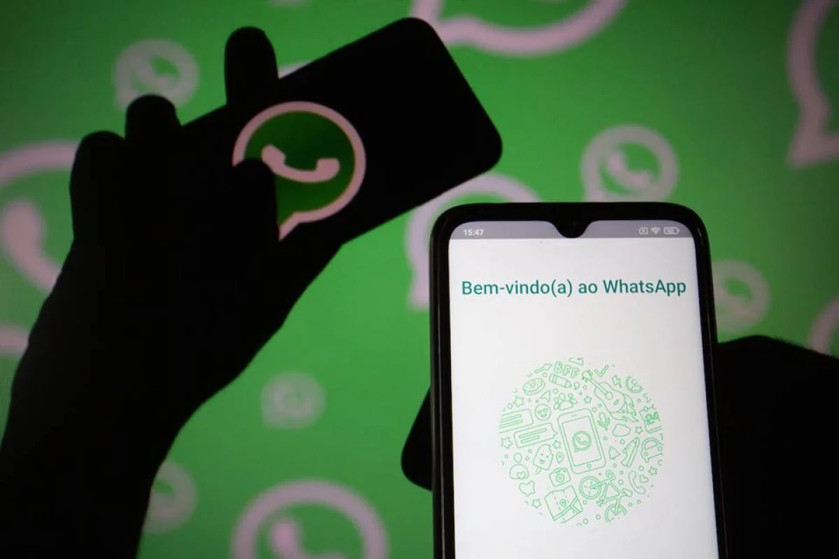 Tela do WhatsApp mostrando as configurações com a opção de nome de usuário para proteger o número de telefone
